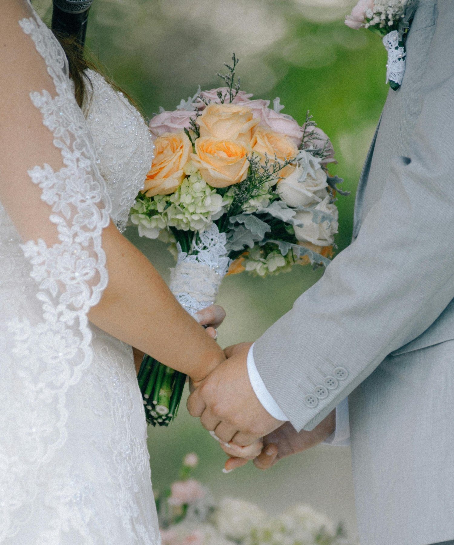 Home Image Wedding (5 x 6 in) Wedding couple holding hands